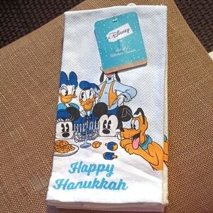 Disney Hanukkah Set Of Two Kitchen Towels NWT